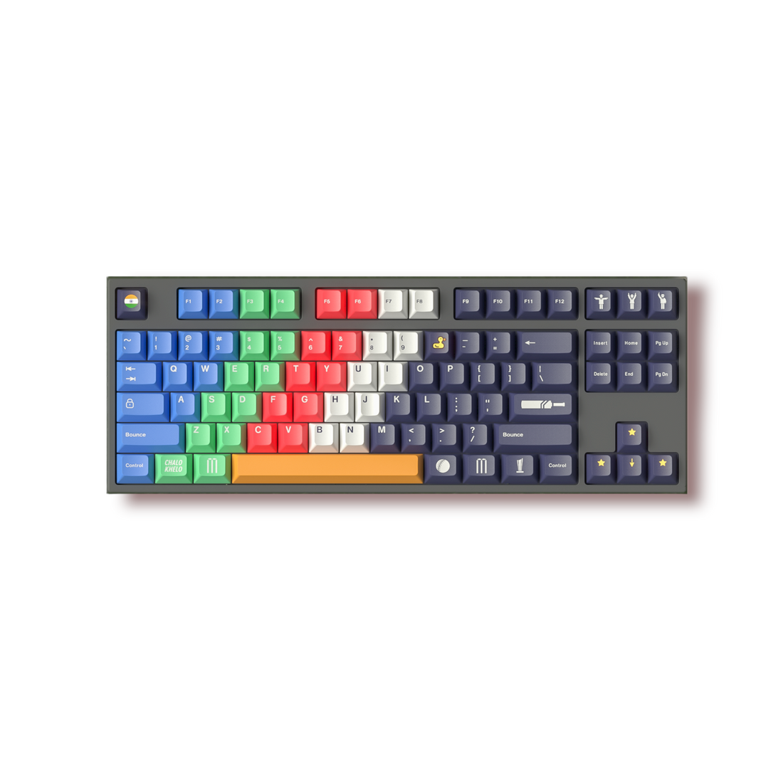 India Cricket Gaming Mechanical Keyboard